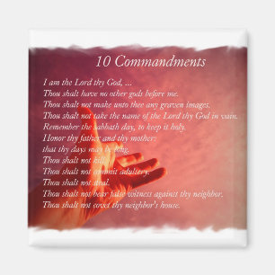 Magnet för 10 Commandments