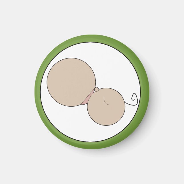 Magnet för amning - Stil A (Framsidan)