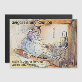 Magnet för att spara datum för familjesammankomst