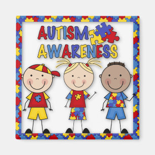 Magnet för Autismmedvetenhetkyl