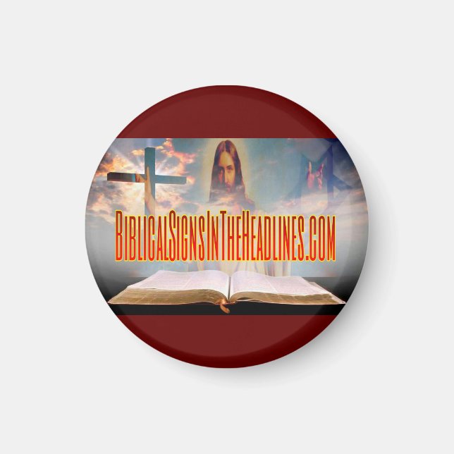 Magnet för bibliska signaturer (runda) (Framsidan)