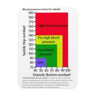 MAGNET FÖR BLODTRYCKCHART