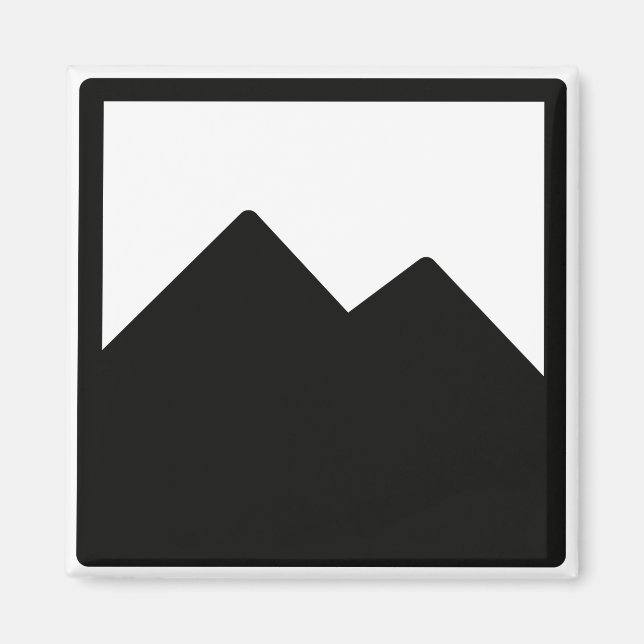 Magnet för Business Merchandise Square (Framsidan)