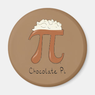 Magnet för dag för Pi för Math för chokladPi