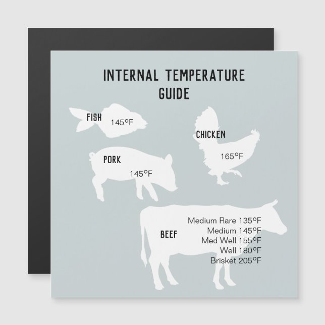 Magnet för den interna temperaturguiden (Fram/baksida)