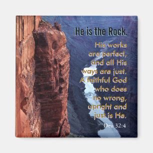 Magnet för Deuteronomy 32:4Scripture