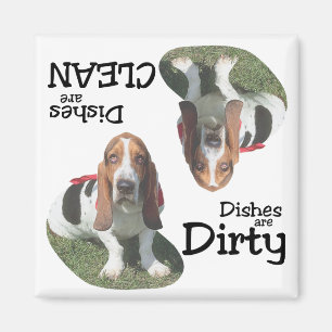 Magnet för diskare för Bassethundälskare