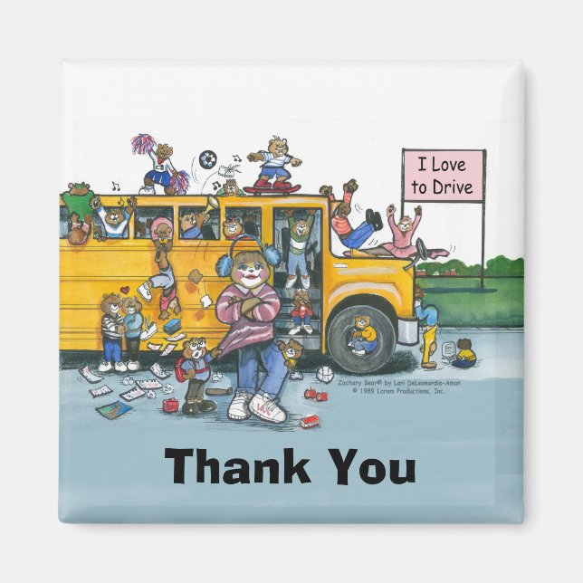 Magnet för drivrutin för buss (Framsidan)