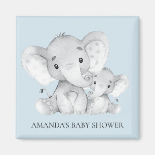Magnet för elefantbaby showerfavör