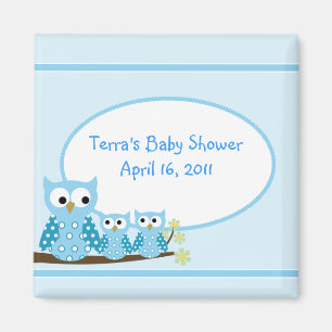 Magnet för favör för baby shower för