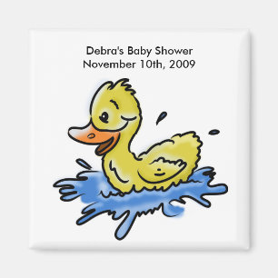 Magnet för favör för baby shower för Splish