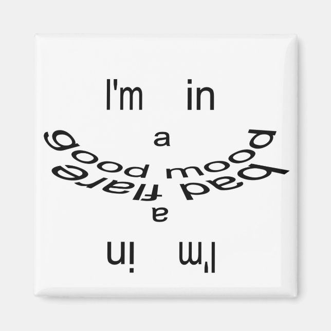 Magnet för felaktig flagga kontra Bra Mood Indicat (Framsidan)