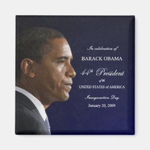 Magnet för firande för presidentObama invigning