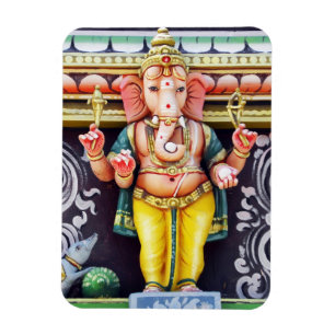 Magnet för foto för Ganesha gudstaty