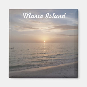 Magnet för foto för solnedgång för Marco öFlo