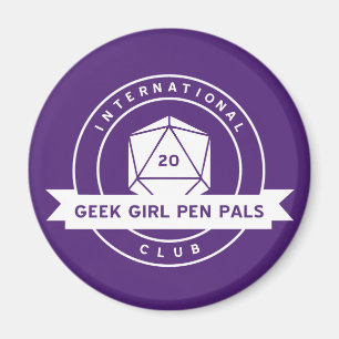 Magnet för Geekflickabrevvänar