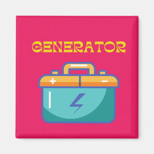 Magnet för generator för mänsklig design