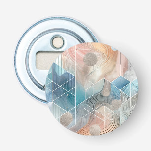 Magnet för geometrisk Abstrakt - modern design Flasköppnare