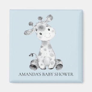 Magnet för giraffbaby showerfavör