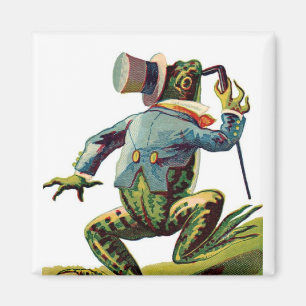 Magnet för groda för vintagesagobokdans