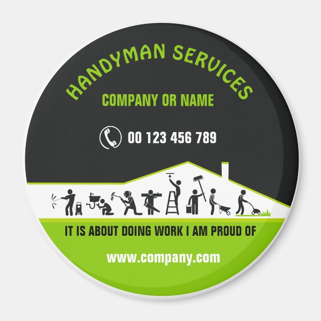 Magnet för handyman (Framsidan)