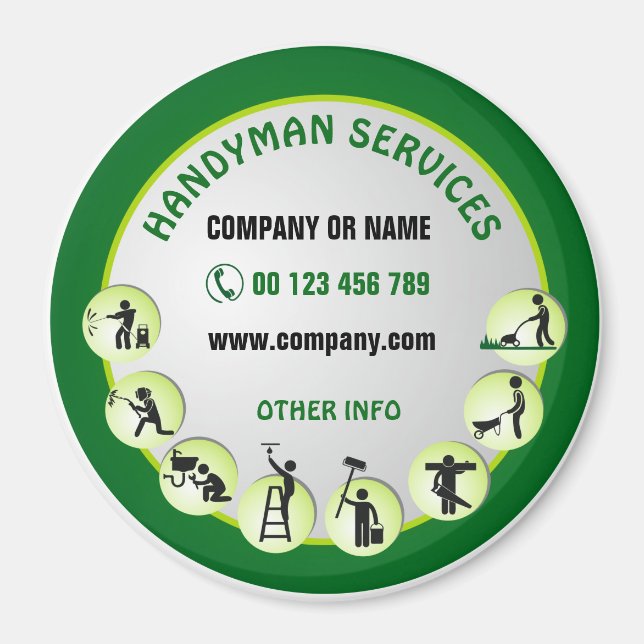 Magnet för handyman (Framsidan)