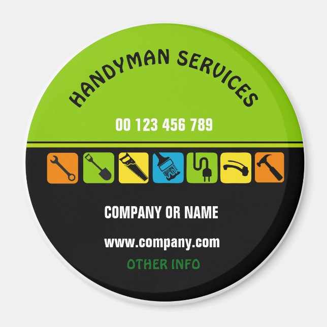 Magnet for handyman (Framsidan)