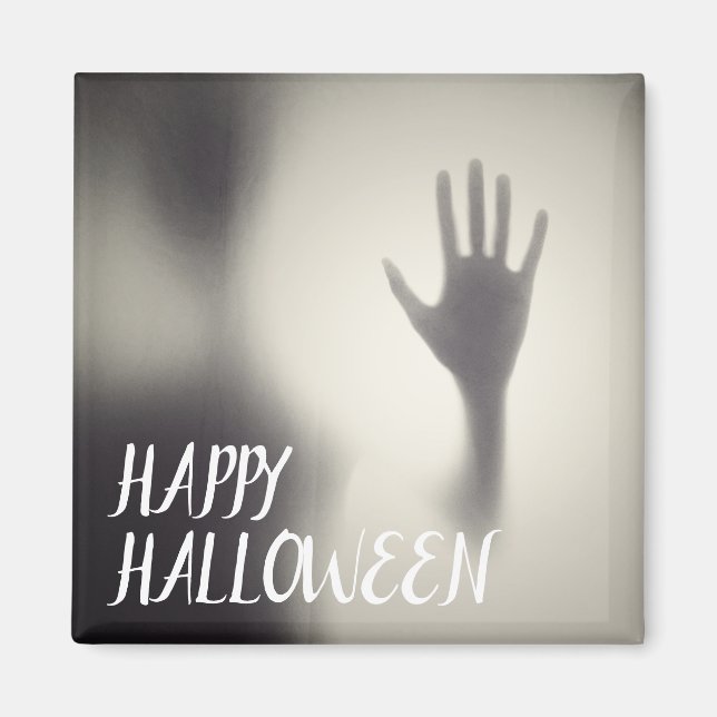Magnet för happy halloween Scary Hand Fridge (Framsidan)
