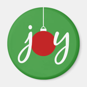 Magnet för helgdag för glädjejulprydnad