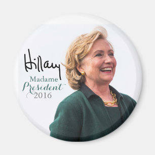 Magnet för Hillary Rodham Clinton madampresident