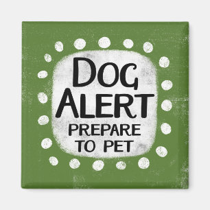 Magnet för hund Alert-kylskåp