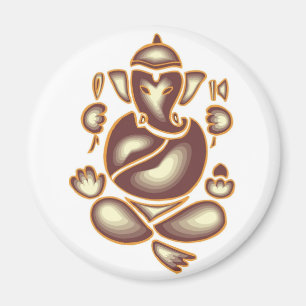 Magnet för Indien elefantmeditation