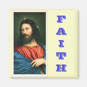 Magnet för Jesus Kristustro