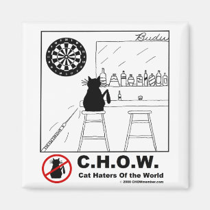 Magnet för kattHatersDartboard