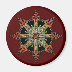Magnet för Knotwork kaosstjärna