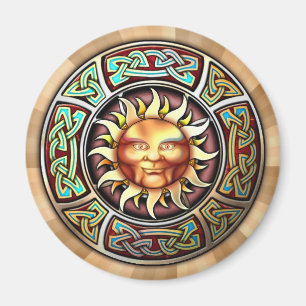 Magnet för Knotwork solansikte