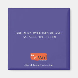 Magnet för köksmatta med skriptbekräftelse