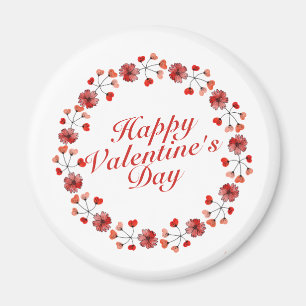 Magnet för kran   för eleganta valentin dag blom