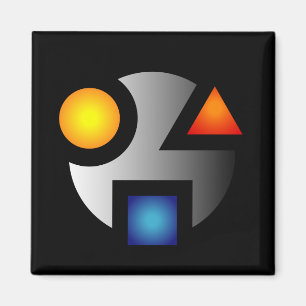 magnet för kryptisk MI-logotyp