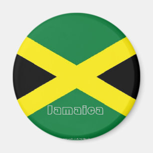 Magnet för kyl för Jamaica jamaican flaggasouvenir
