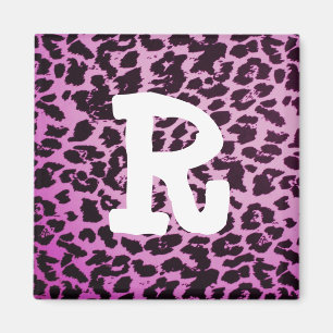 Magnet för Leopardtryckbrev