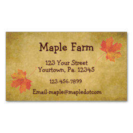 Magnet för lönnsirapvisitkort