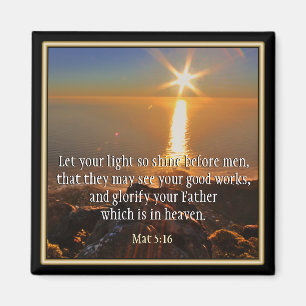 Magnet för Matthew 5:16scripture