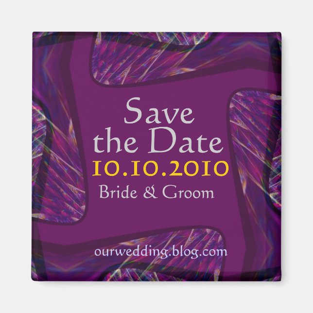 Magnet för meddelande om abstrakt (Framsidan)