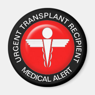 Magnet för medicinsk varning - mottagare av transp