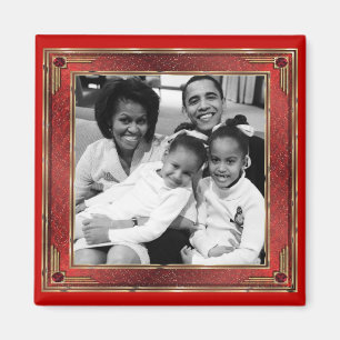 Magnet för minnessaker för presidentObama 1st