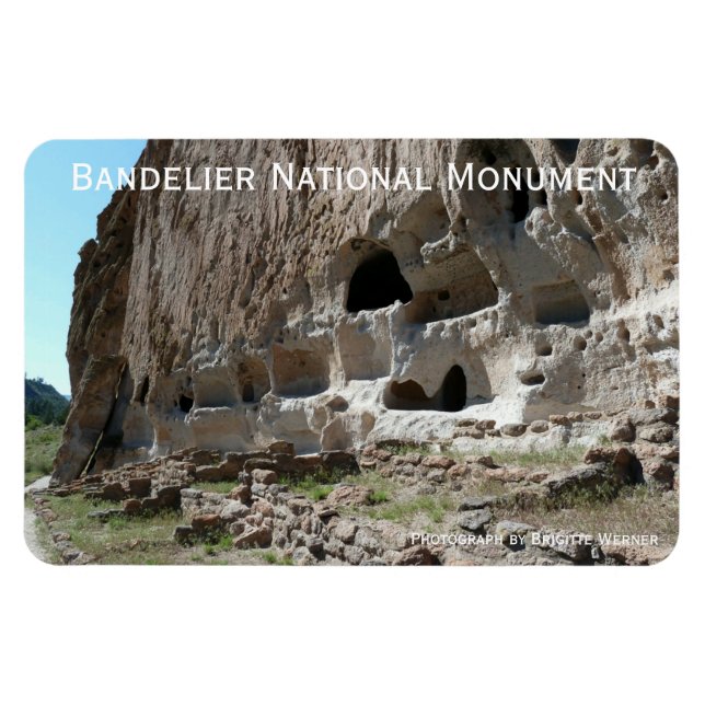 Magnet för nationalmonumentet Bandelier (Horisontell)