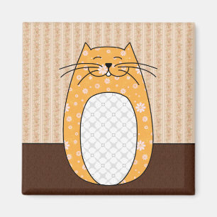 Magnet "för orange katt"
