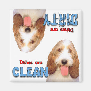 Magnet för PBGV-hund älskarediskare