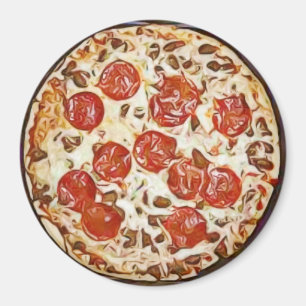 Magnet för peperoniPizzakylskåp